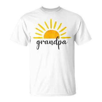 Grandpa Of The Birthday First Trip Around The Sun Birthday Unisex T-Shirt - Seseable