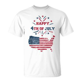 Happy 4Th Of July 2023 Patriotic American Independence-Day Unisex T-Shirt | Mazezy AU