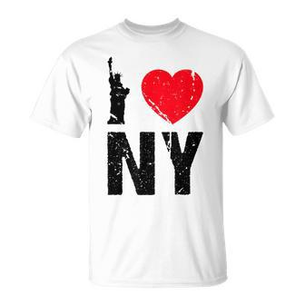 I Heart Love Ny New York City Nyc T-Shirt | Mazezy UK
