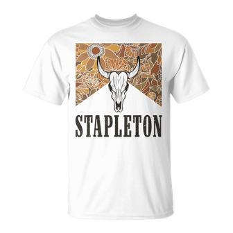 Howdy Stapleton Western Stapleton Punchy Cowboy Style T-Shirt - Seseable