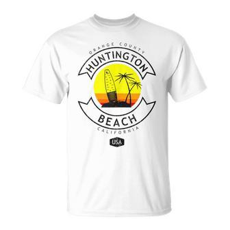 Huntington Beach California Surf T-Shirt | Mazezy