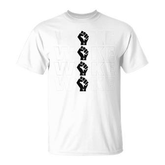 I Been Woke Black Power Fists Up Unity Bold Unisex Graphic Unisex T-Shirt - Seseable