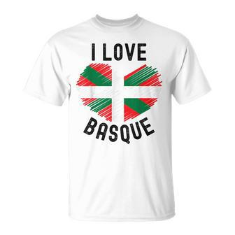 I Love Basque | Basque National Pride Unisex T-Shirt | Mazezy