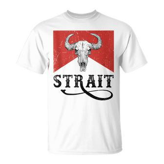 I Love Strait Name Strait Family Strait Western Cowboy Style  Unisex T-Shirt