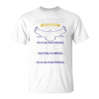 Im An Air Force Veteran - Best Gift For Veterans Unisex T-Shirt | Mazezy