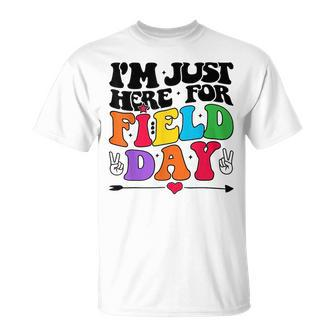 Im Just Here For Field Day Happy Last Day Of School 2023 Unisex T-Shirt | Mazezy