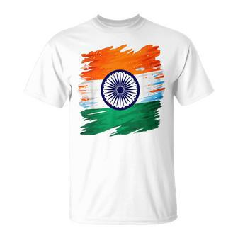 India Independence Day 15 August 1947 Indian Flag Patriotic T-Shirt - Seseable