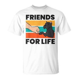 Italian Mastiff Cane Corso Friends For Life Cane Corso Dog Unisex T-Shirt | Mazezy