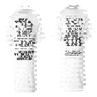 Its A Ramsey Thing You Wouldnt Understand Matching Family T-Shirt | Seseable CA