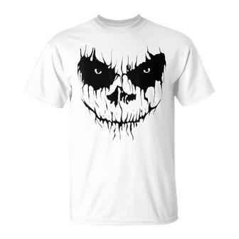 Jack O Latern Halloween Skull Horror Scary Skulls Halloween Skull T-Shirt | Mazezy