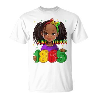 Junenth 1865 Brown Skin African American Girl Kid Toddler T-shirt - Thegiftio UK