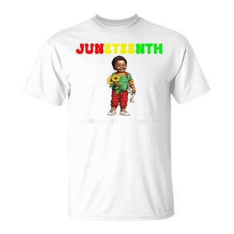 Junenth African Child Boy Girl Remembering My Ancestors Unisex T-Shirt | Mazezy