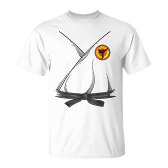 Karate Black Belt Costume Taekwondo T-Shirt - Monsterry