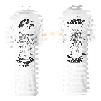 Keeper Of The Gender Dancing Skeleton Halloween Pumpkin T-Shirt - Seseable