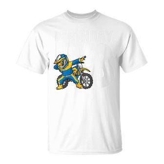 Kids 8Th Birthday Dabbing Motocross Bike Boy 8 Years Old Unisex T-Shirt | Mazezy UK