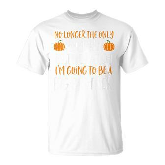 Kids Big Brother Fall Pregnancy Announcement Halloween Unisex T-Shirt | Mazezy