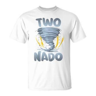 Kids Two-Nado Warning 2Nd Birthday Tornado Themed Birthday Unisex T-Shirt - Seseable