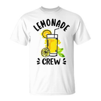 Lemonade Stand Boss Lemon Juice Gift Lemonade Crew Unisex T-Shirt | Mazezy