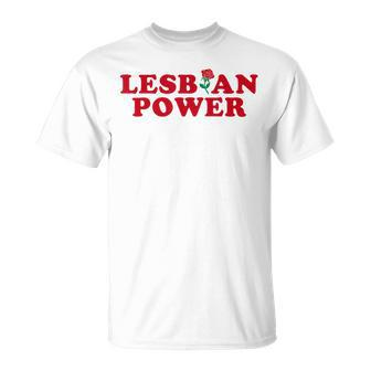 Lesbian Power - Lgbt Sapphic Gay Pride Lesbian Unisex T-Shirt | Mazezy