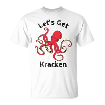 Let's Get Kracken Octopus Deep Sea Ocean Monster T-Shirt | Mazezy