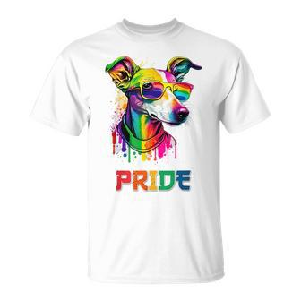 Lgbt Lesbian Gay Pride Italian Greyhound Dog Unisex T-Shirt | Mazezy