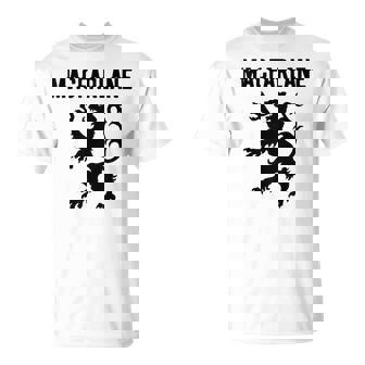 Macfarlane Clan Scottish Family Name Scotland Heraldry Unisex T-Shirt | Mazezy