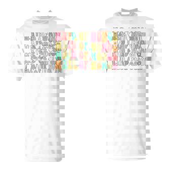 Maid Of Honor Bridesmaid Retro Groovy Bachelorette Party Unisex T-Shirt | Mazezy