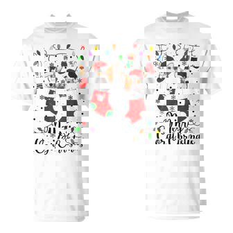 Merry Corgi Christmas Corgi Xmas Party Corgi T-Shirt - Monsterry