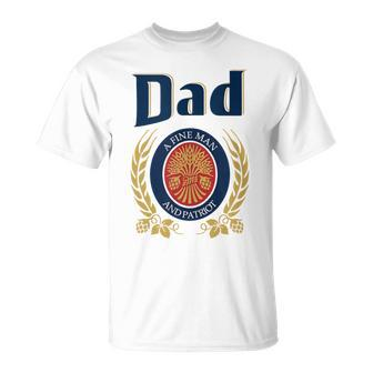 Miller Dad A Fine Man And Patriot Fathers Day T-Shirt | Mazezy