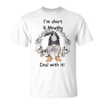 Im Short And Mouth Deal With It Gomes Ghost Halloween Unisex T-Shirt - Seseable