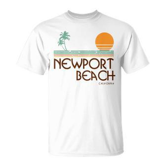 Newport Beach California Surf Light T-Shirt | Mazezy