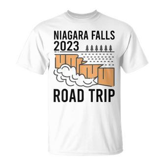Niagara Falls Road Trip 2023 Summer Vacation Niagara Unisex T-Shirt | Mazezy