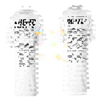 Nice Tits Bird Lover Birdwatching Bird Whisperer Binoculars Unisex T-Shirt | Mazezy