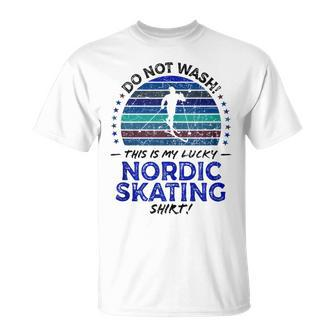 Nordic Skating Skater Quote Graphic T-Shirt | Mazezy