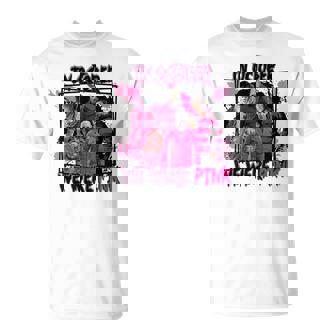 In October We Wear Pink Horror Character Wear Pink Horror T-Shirt | Mazezy