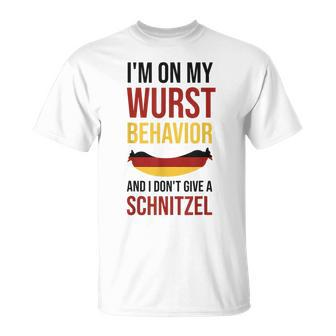 Oktoberfest German Octoberfest Wurst Behavior T-shirt - Thegiftio UK