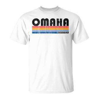 Omaha Ne Hometown Pride Retro 70S 80S Style Unisex T-Shirt | Mazezy