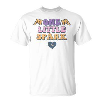 One Little Spark Retro Imagination T-Shirt - Seseable