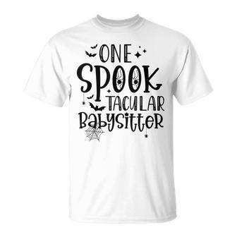 One Spooky Babysitter Scary Halloween Costume Spooky Unisex T-Shirt | Mazezy