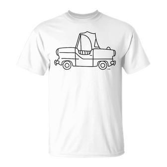 Original Cartoon Nash Metropolitan Antique Car T-Shirt | Mazezy