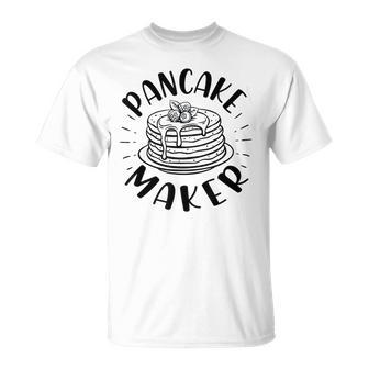 Pancake Maker Dad And Kid Pancake Dad Son Matching Unisex T-Shirt | Mazezy