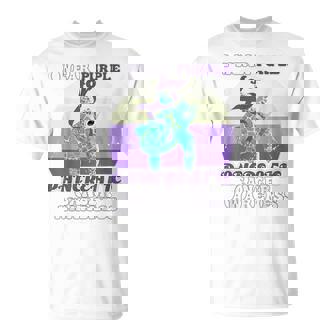 Pancreas Cancer I Wear For Pancreatic Cancer Awareness T-Shirt | Mazezy
