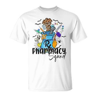Pharmacy Squad Halloween Pills Of Spooky Pharmacist Witch T-Shirt - Seseable