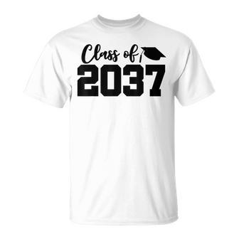 Pre-K Class Of 2037 First Day School Grow With Me Graduation T-Shirt - Monsterry UK