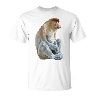 Proboscis Monkey T T-Shirt | Mazezy