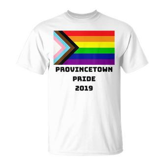 Provincetown Pride 2019 Trans And Gay Pride Flag Unisex T-Shirt | Mazezy