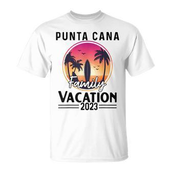 Punta Cana Family Vacation 2023 Matching Dominican Republic Unisex T-Shirt | Mazezy