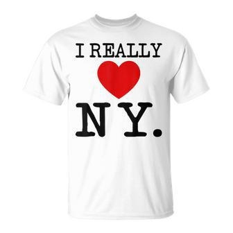 I Really Heart Love Ny Love New York T-Shirt - Seseable