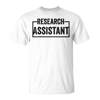 Research Assistant T-Shirt | Mazezy