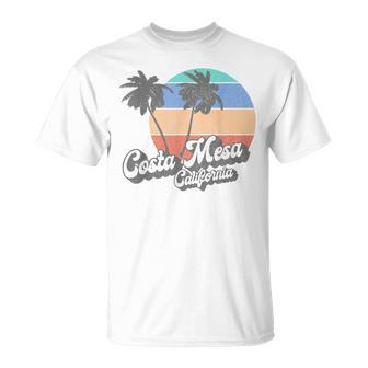 Retro Costa Mesa California Ca Vintage Beach Surf T-Shirt | Mazezy